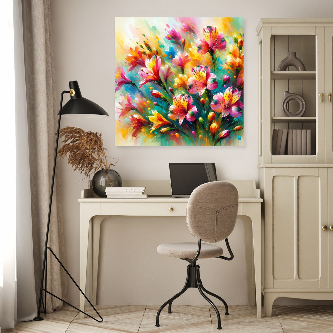 Alstroemeria's Dance Canvas - Secondary Image 4