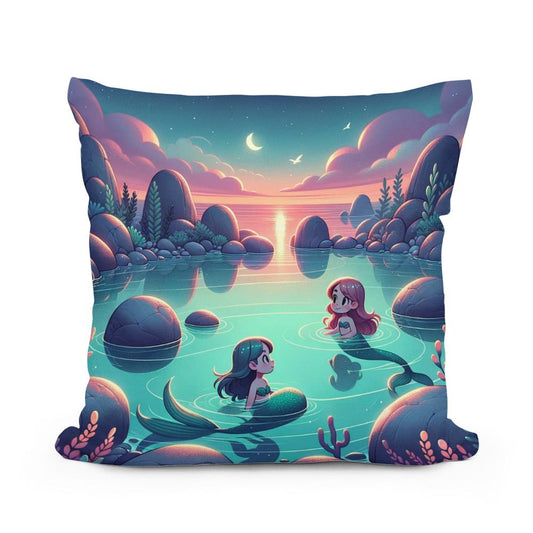 Lagoon Dream Cotton Cushion - Main Image