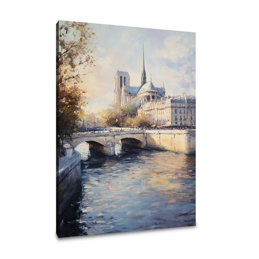 Seine River Parisian Canvas - Main Image