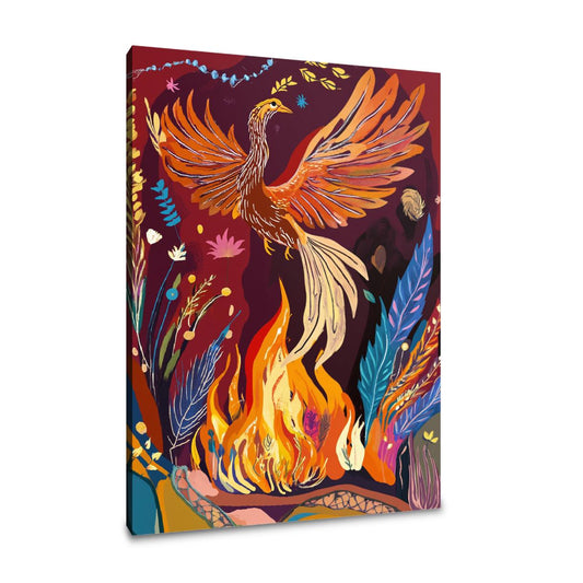 Phoenix Rebirth Celebration Canvas - Main Image