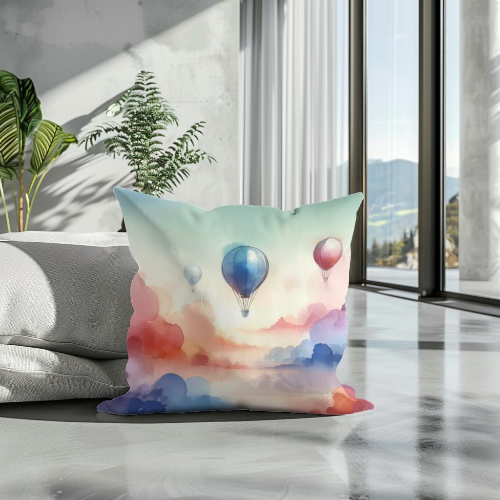 Serenity Skies Cotton Cushion - Secondary Image 3