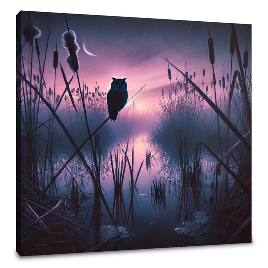 Twilight Marshland Canvas - Main Image