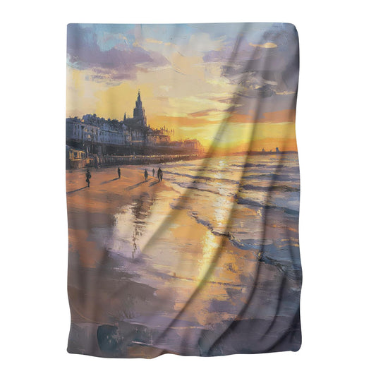 Nostalgic Aberdeen Sunset Blanket - Main Image