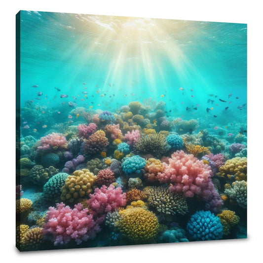 Coral Reef Serenity Canvas - Main Image