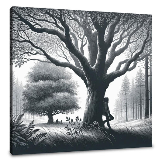 Silver Silhouettes Unite Canvas - Main Image