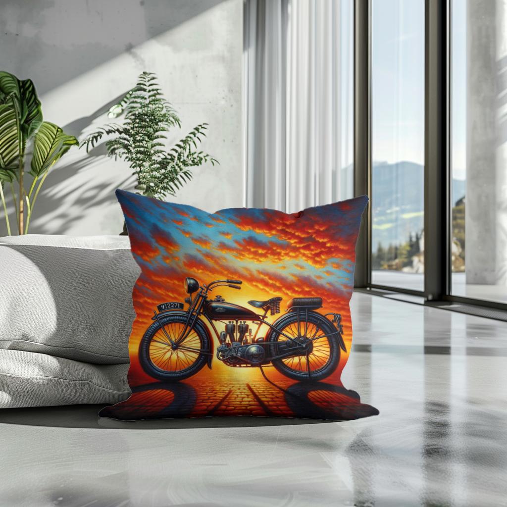 Sunset Ride Cotton Cushion - Secondary Image 3