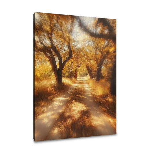Golden Autumn Whirl Canvas - Main Image