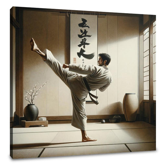Martial Arts Focus Canvas - Main Image