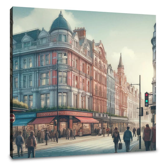 Charing Cross Road Canvas - Main Image