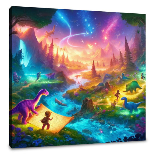Dinosaur Adventure Quest Canvas - Main Image