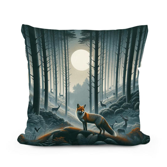 Mystique Forest Cotton Pillow - Main Image