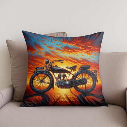Sunset Ride Cotton Cushion - Secondary Image