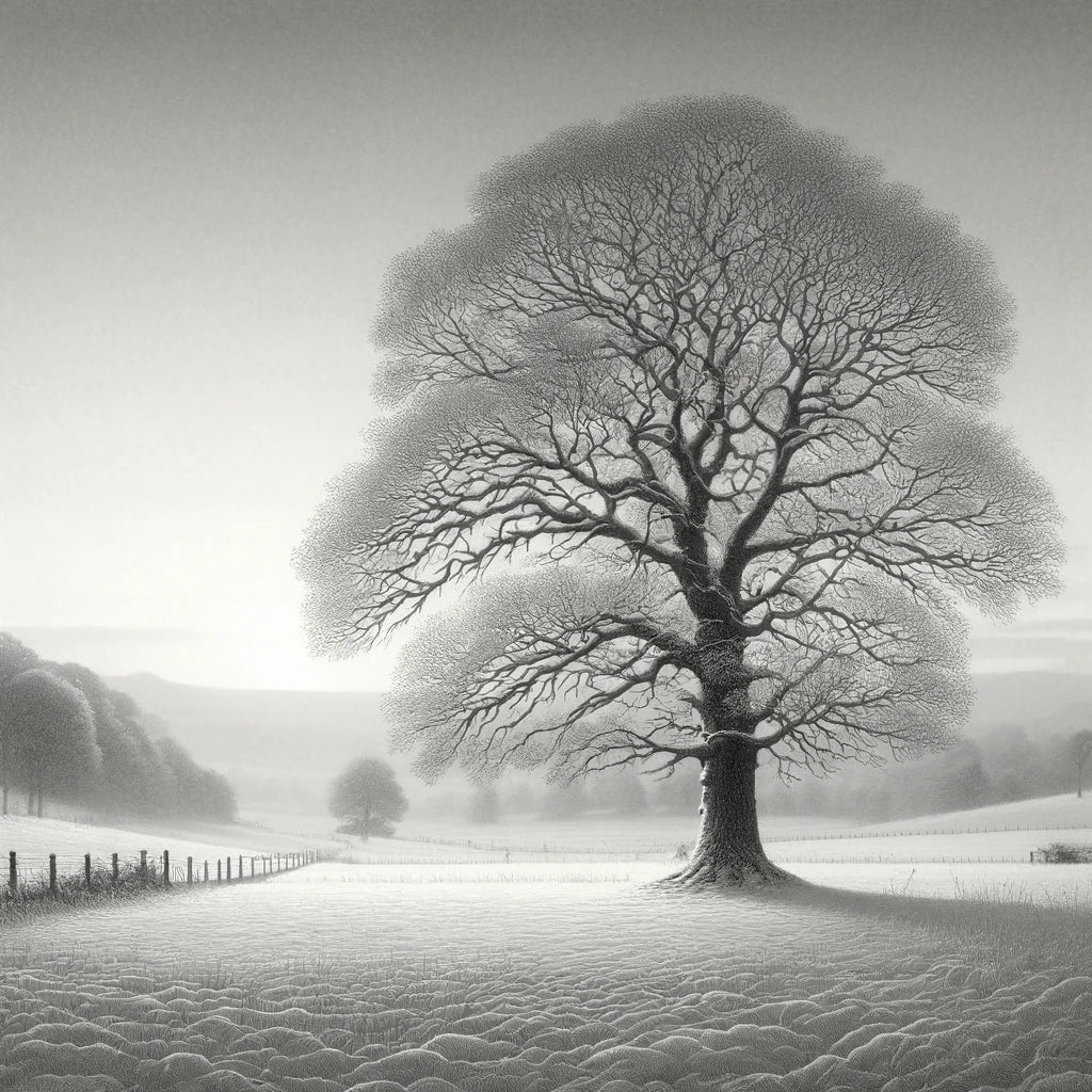 A Silent Winter Morning Canvas