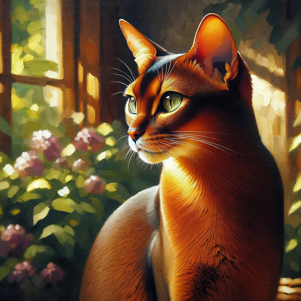 Abyssinian Tranquility Cotton Cushion