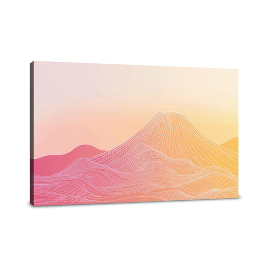 Dawn Volcano Canvas - Main Image