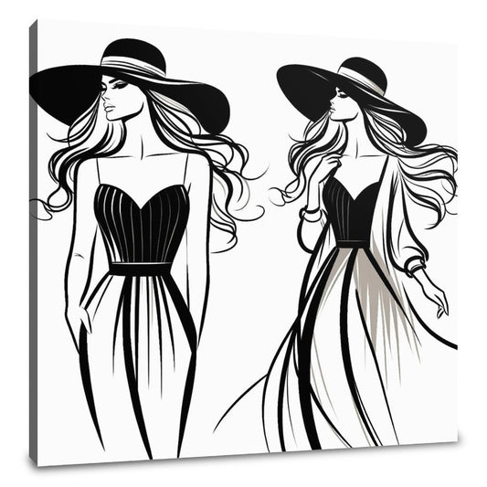 Elegant Silhouette Canvas - Main Image