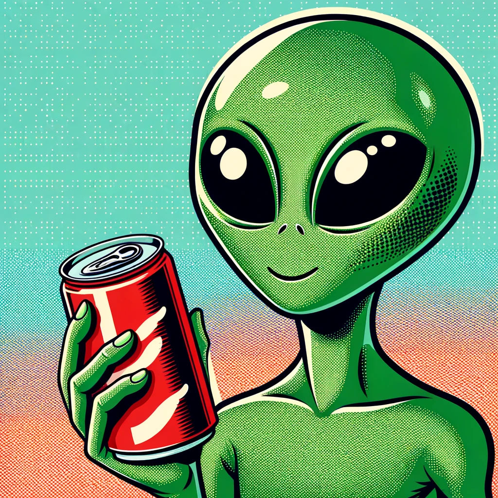 Alien Soda Canvas