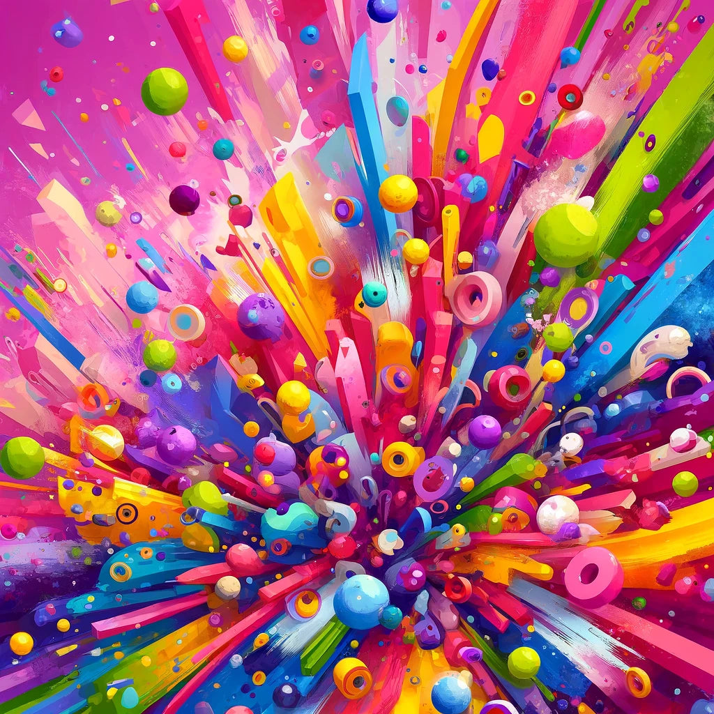 Amusement Sparked Canvas