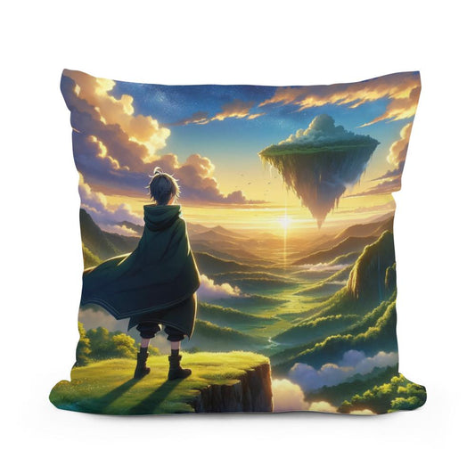 Sky Whisperer's Journey Cotton Cushion - Main Image