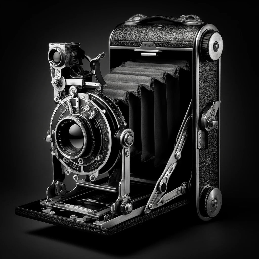 Antique Camera Elegance Canvas