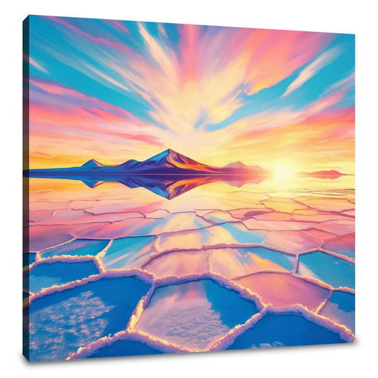 Salar de Uyuni Sunrise Canvas - Main Image