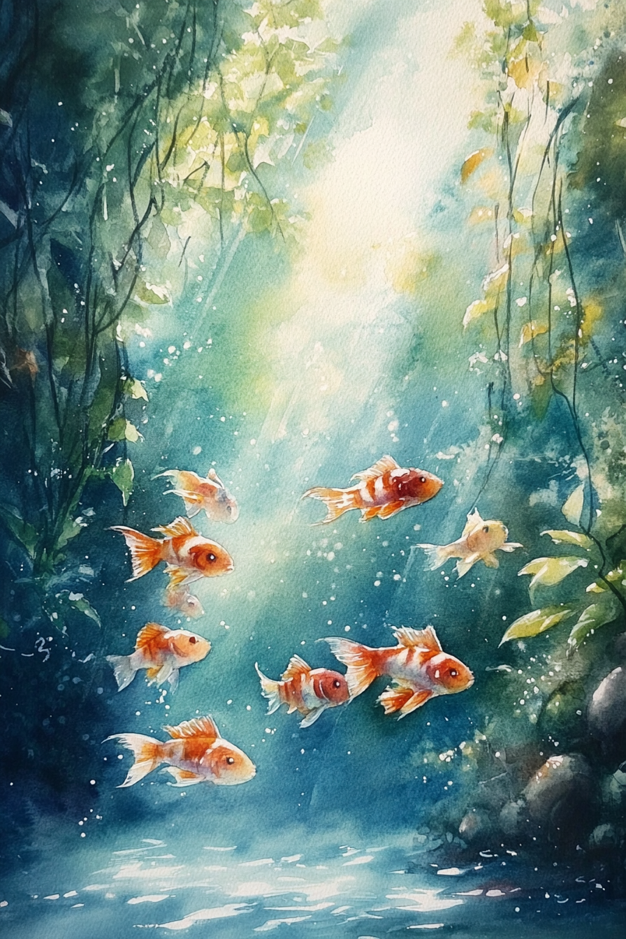 Aquatic Nostalgia Canvas