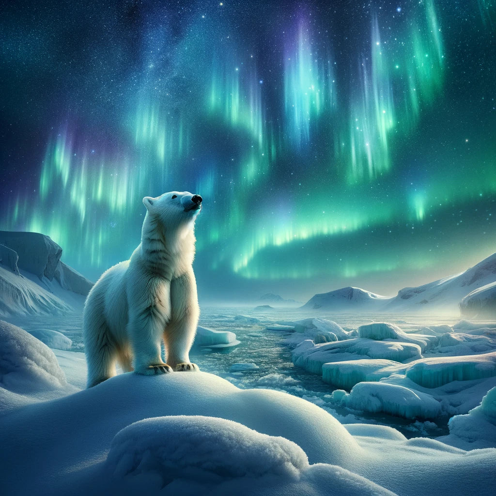 Arctic Majesty Cotton Pillow