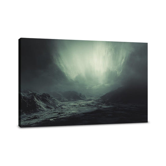 Cosmic Aurora Tranquility Canvas - Main Image