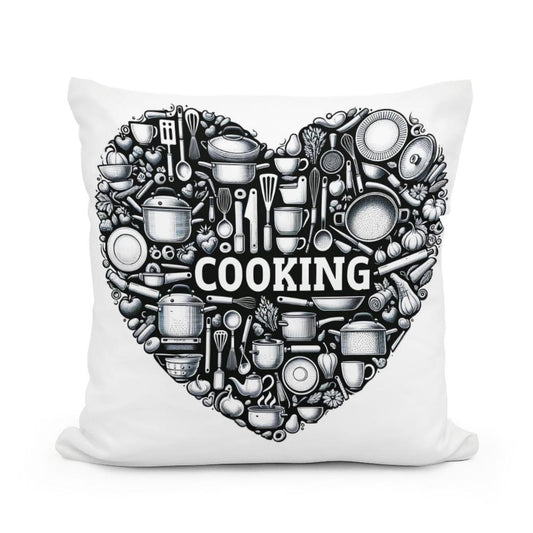 Culinary Heart Cotton Cushion - Main Image