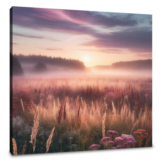 Dawn Meadow Serenity Canvas - Main Image