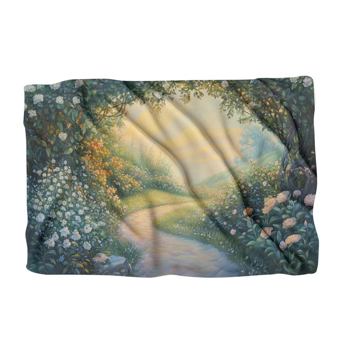 Chrysanthemum Reflection Blanket - Main Image