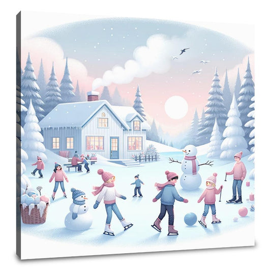 Snowy Fun Canvas - Main Image