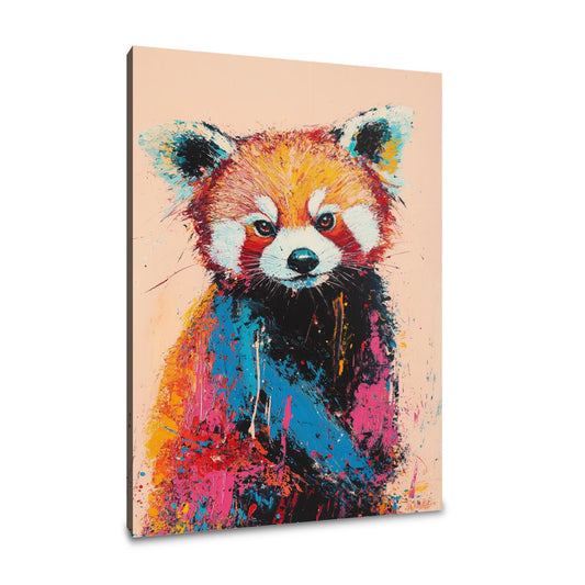 Red Panda Harmony Canvas - Main Image