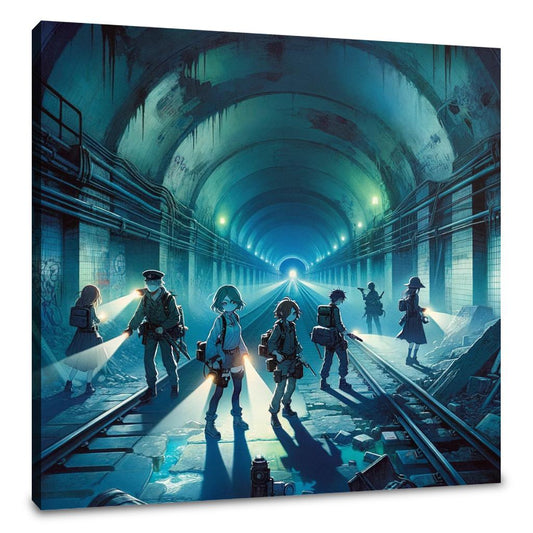Subway Shadows Canvas - Main Image