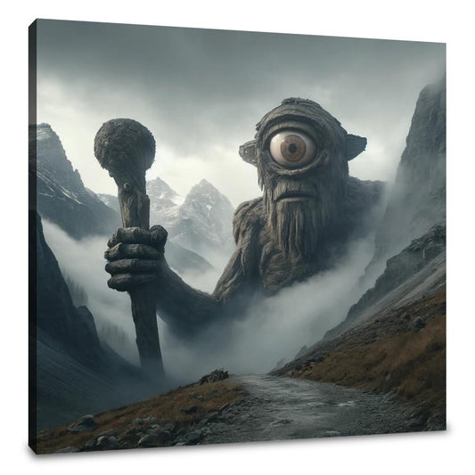 Guardian Cyclops of the Misty Pass Canvas - Main Image