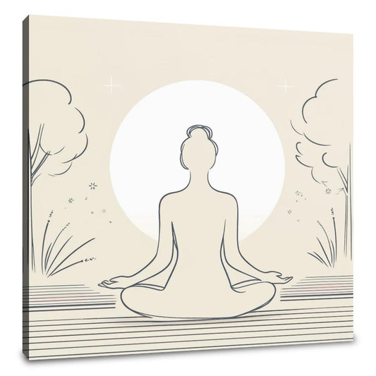 Serene Meditation Canvas - Main Image