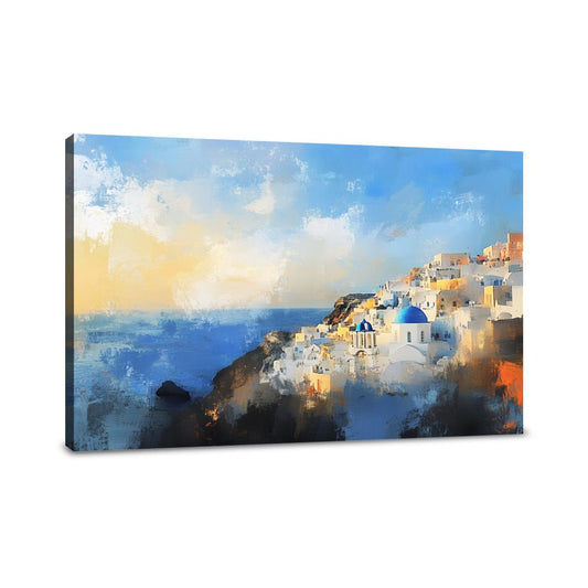 Oia Sunrise Canvas - Main Image
