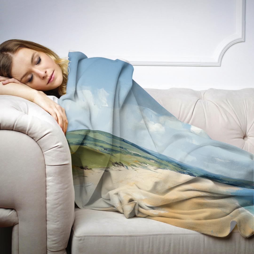 Serenity Shoreline Blanket - Secondary Image