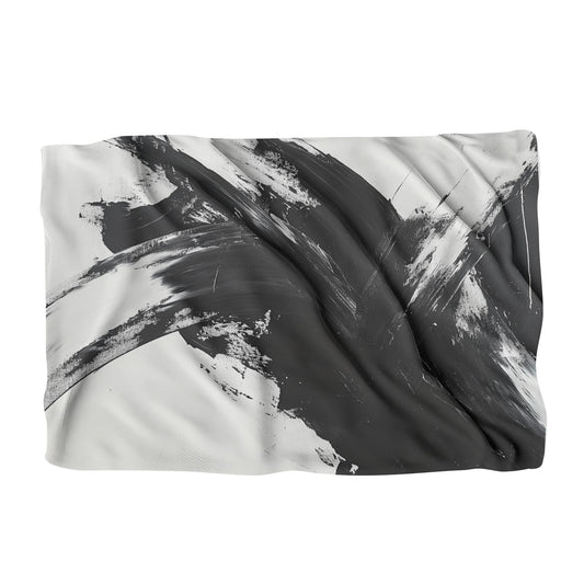 Monochrome Whirlwind Blanket - Main Image