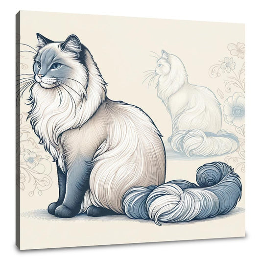 Graceful Feline Canvas - Main Image