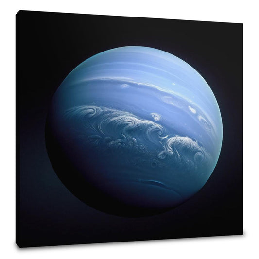 Neptune's Cosmic Enigma Canvas - Main Image