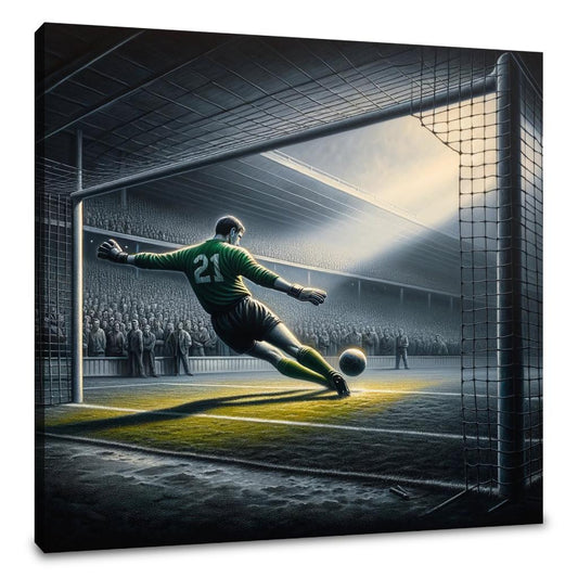 Goalkeeper's Moment Canvas - Main Image