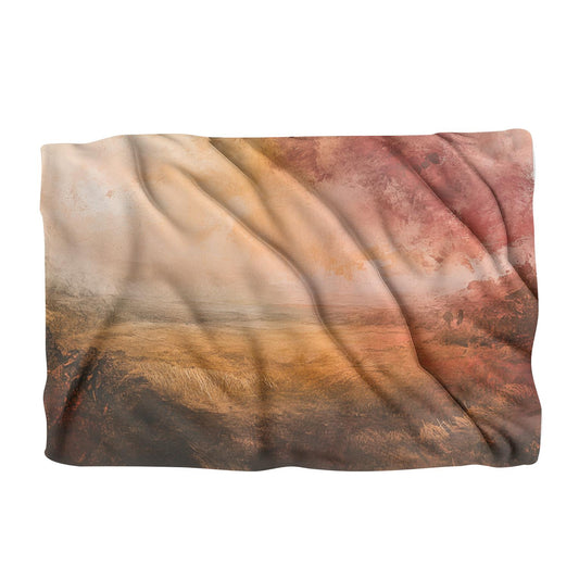 Harvest Field Sunset Blanket - Main Image