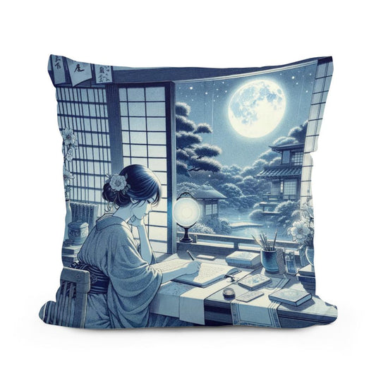 Moonlit Memoir Cotton Cushion - Main Image