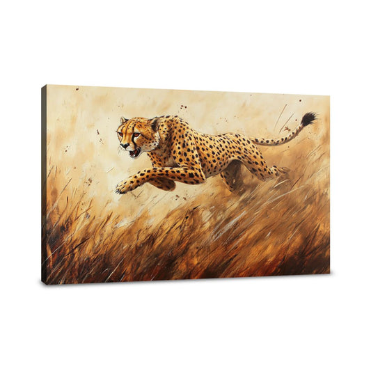 Cheetah's Pursuit Canvas - Main Image