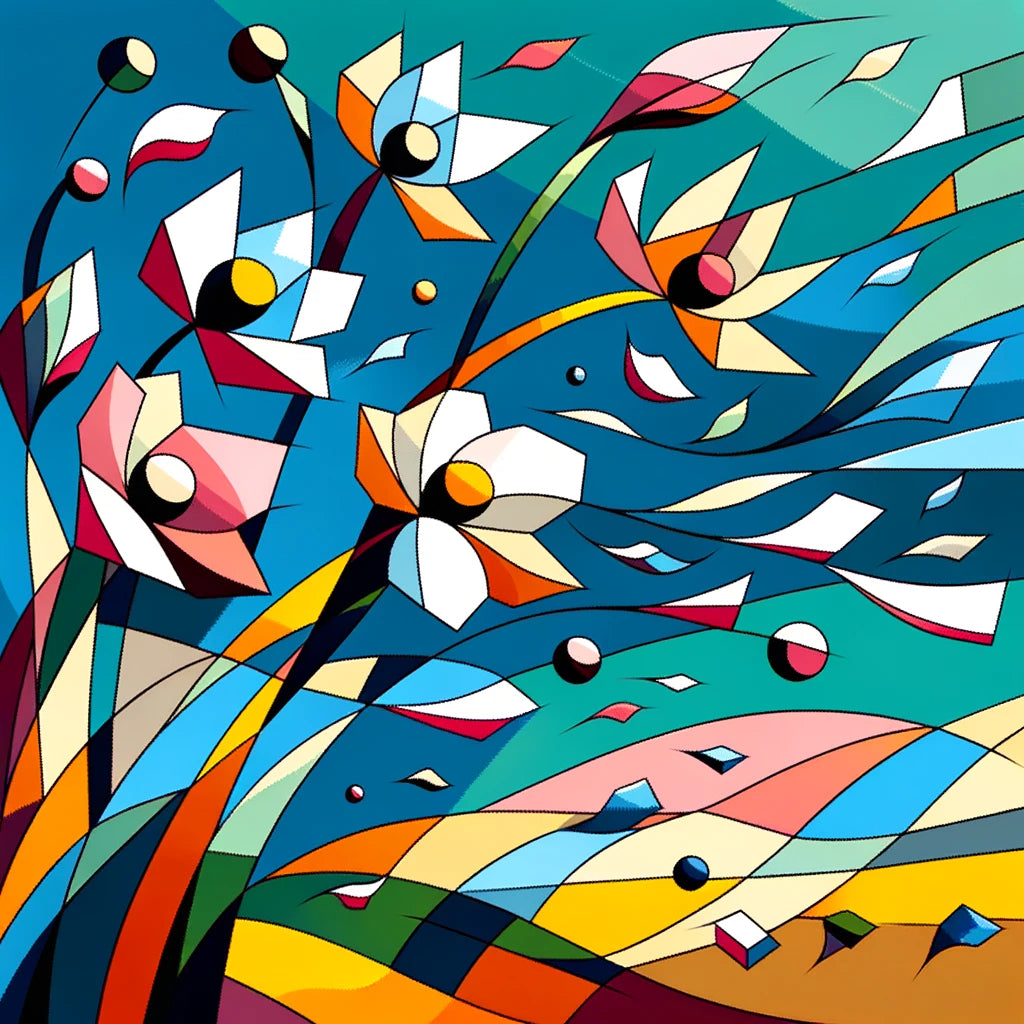 Breezy Petals Canvas