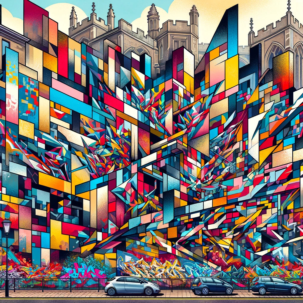 Bristol Cubist Streets Canvas