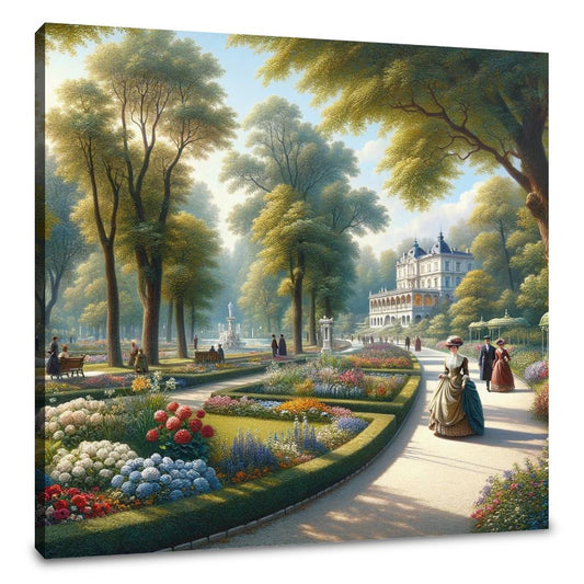 Springtime in Tivoli Park Canvas - Main Image