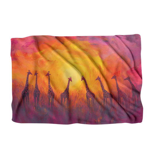 Giraffe Reverie Blanket - Main Image