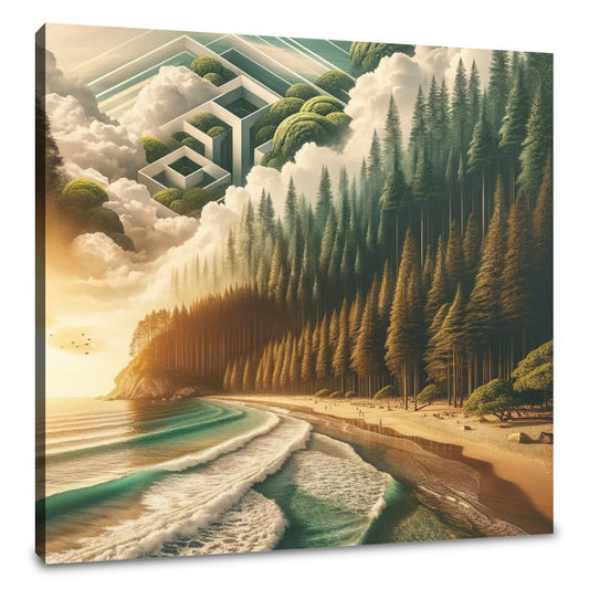 Contemporary Jungle Retreat Art - Main Image
